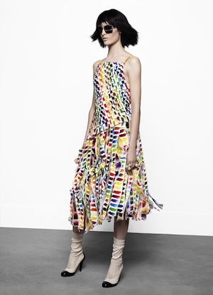 Chanel Art Sommer 2014 , multicolor, bunt Fransen