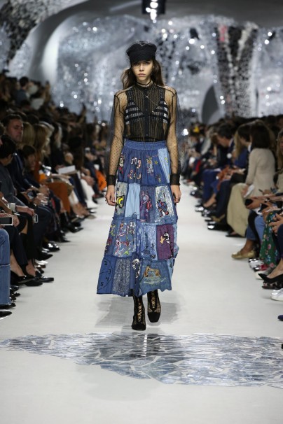 DIOR Sommer 2018 Patchworkjeans von Dior Sommer 2018