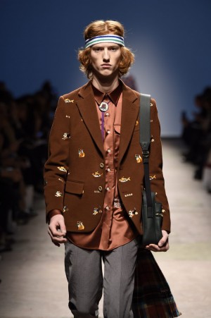 Beyond Closet , Mode aus Südkorea
Foto: Giovanni Giannoni Model Beyond Closet, Mode aus Südkorea. Pitti Uomo, Florenz