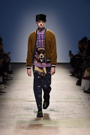 Beyond Closet , Mode aus Südkorea
Foto: Giovanni Giannoni Model Beyond Closet, Mode aus Südkorea. Pitti Uomo, Florenz