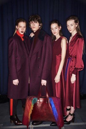 Paul Smith, Herbst/Winter 2018. Models backstage