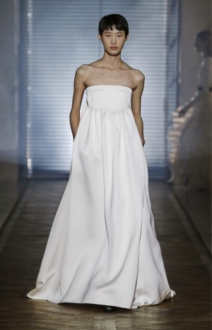 Weisses Bustierkleid von Givenchy Couture