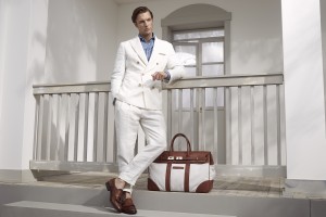 Foto: Brunello Cucinelli SS 19 Weißer Anzug von Brunello Cucinelli