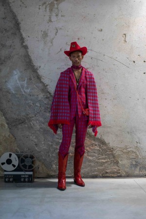 Thebe Magugu Kollektion „Doublethink“. Sommer 22